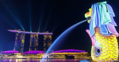 Singapore Lion fountain